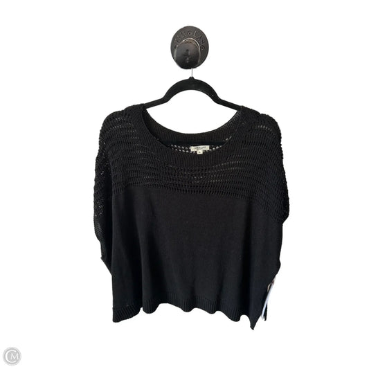 Sweater Short Sleeve By Max Studio In Black, Size: Xl