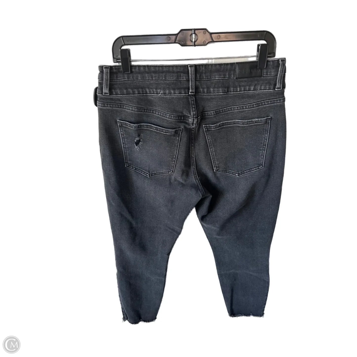 Jeans Straight By Pistola In Black Denim, Size: 12