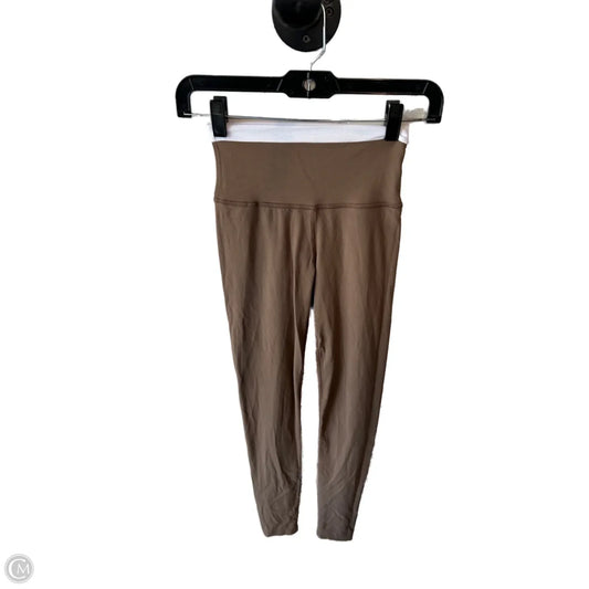 Athletic Leggings By Cma In Brown & White, Size: 0