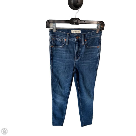 Jeans Skinny By Madewell In Blue Denim, Size: 0