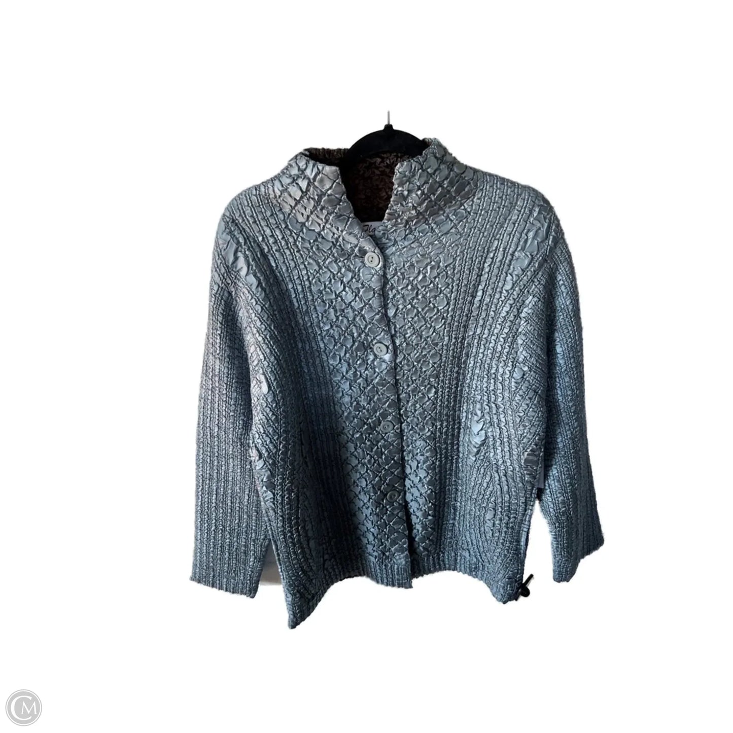 Jacket Other By Cmc In Blue & Brown, Size: S