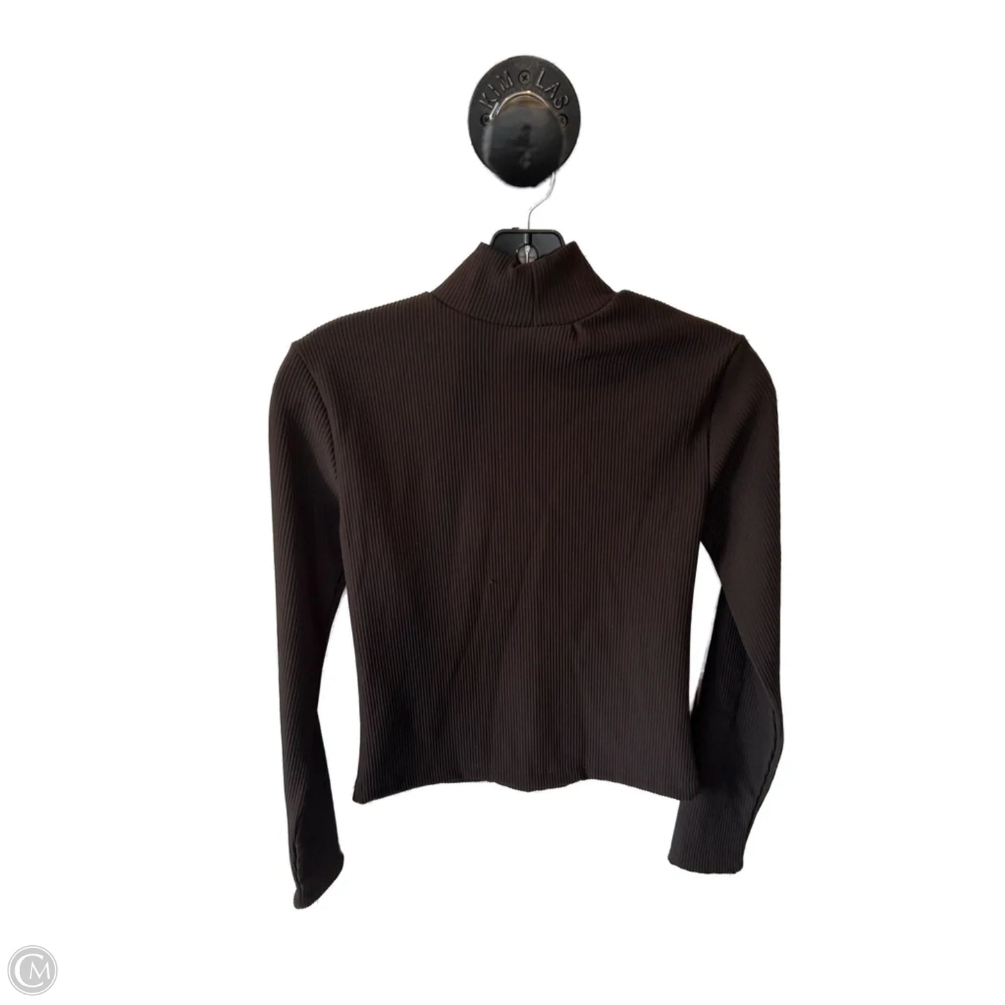 Athletic Top Long Sleeve Crewneck By 90 Degrees By Reflex In Brown, Size: Xs