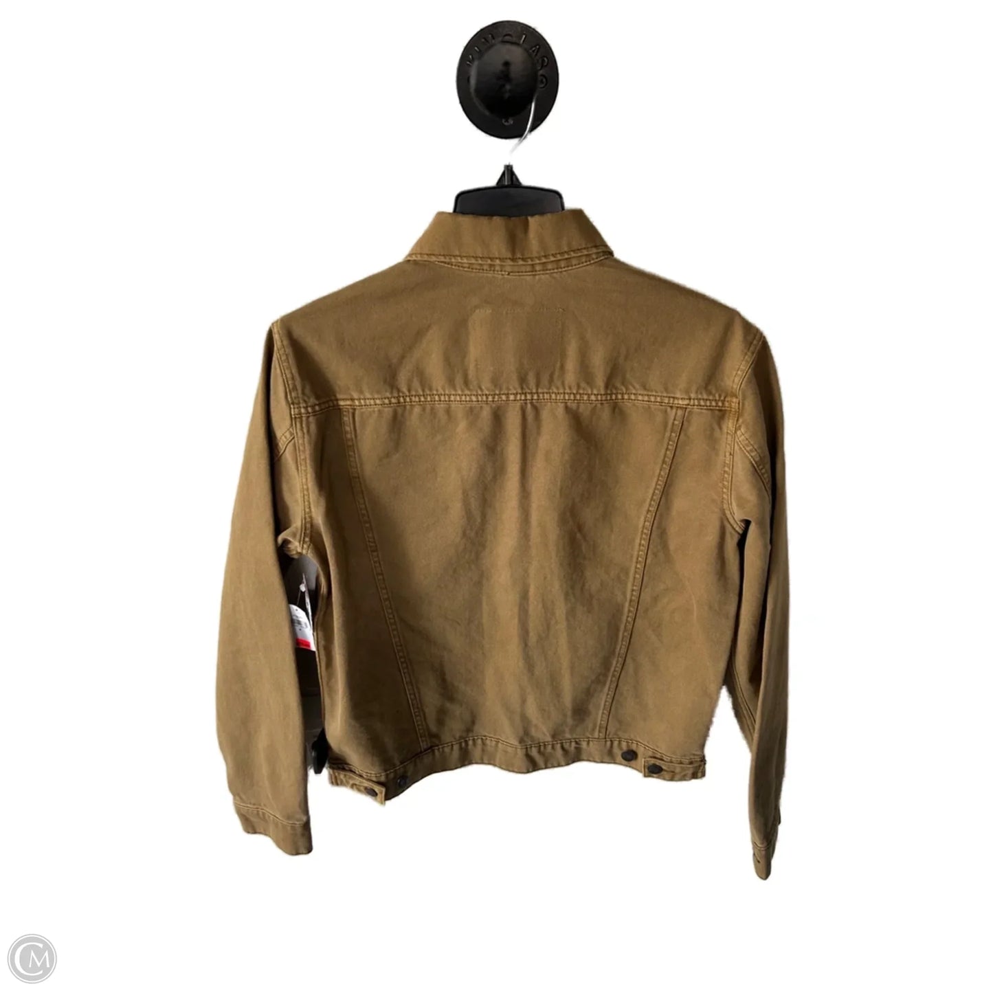 Jacket Denim By Gap In Brown Denim, Size: S