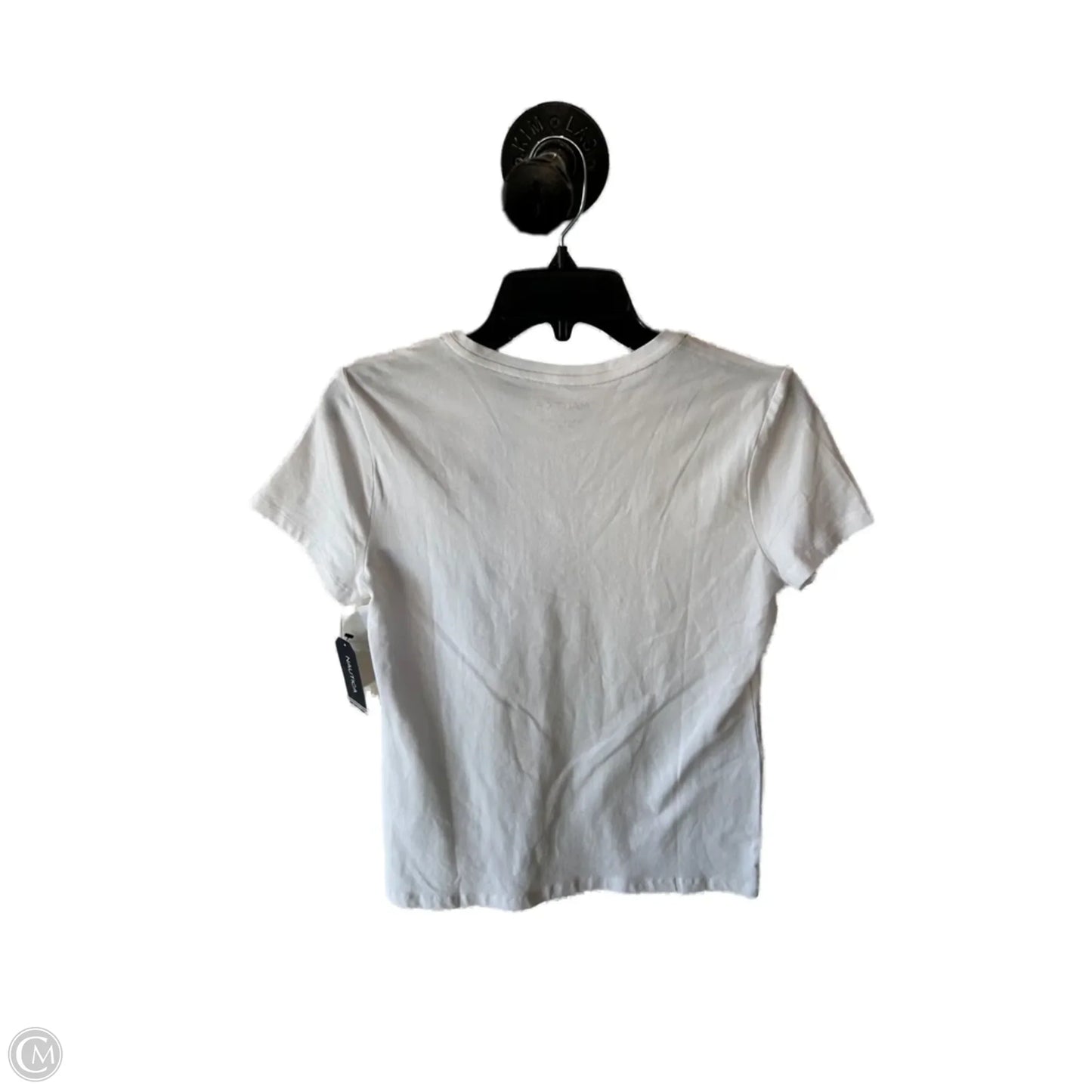 Top Short Sleeve Basic By Nautica In White, Size: S