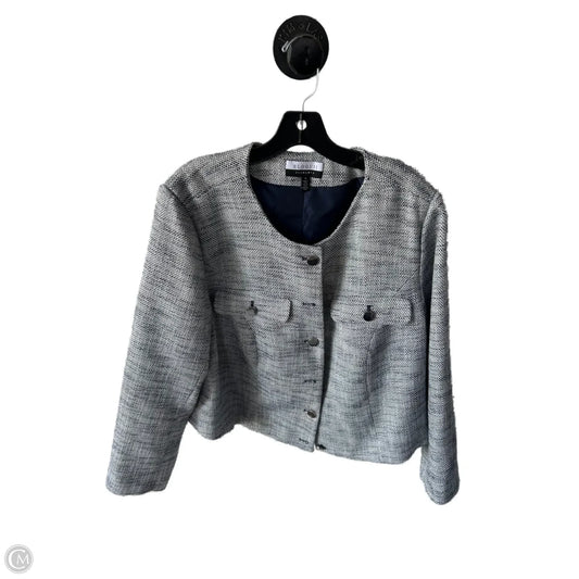 Blazer By Eloquii In Blue, Size: 2x