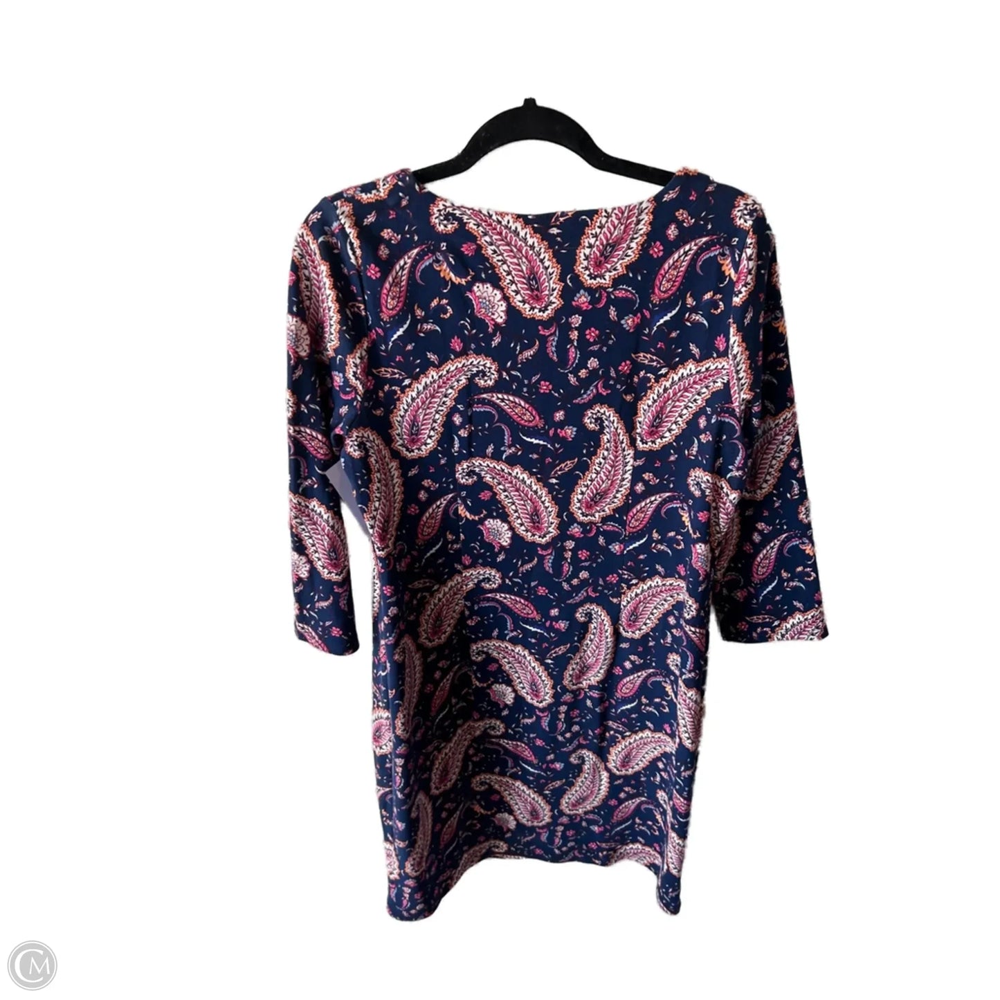 Dress Casual Short By Talbots In Blue & Pink, Size: M