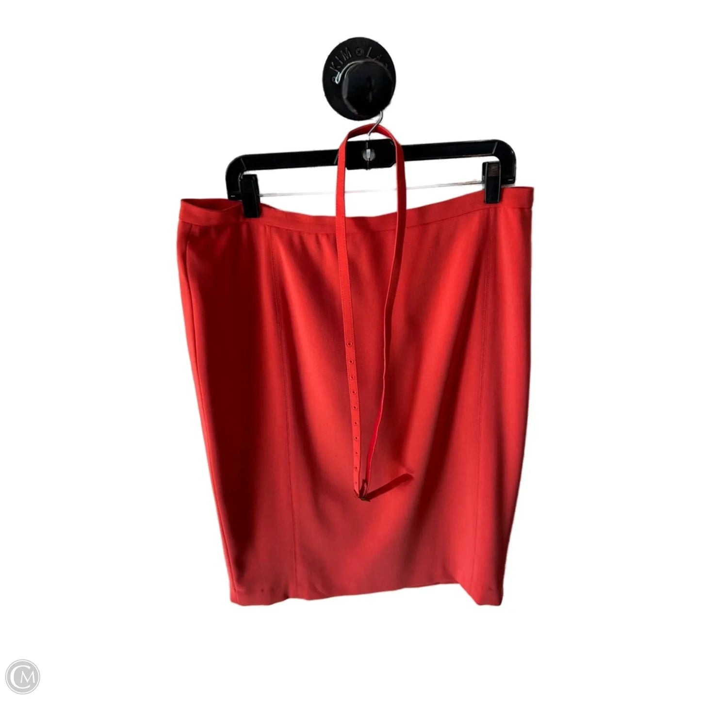 Skirt Midi By Kasper In Orange, Size: 16