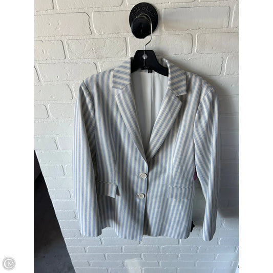 Blazer By Gibson In Blue & Cream, Size: M