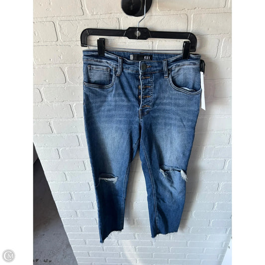 Jeans Straight By Kut In Blue Denim, Size: 6
