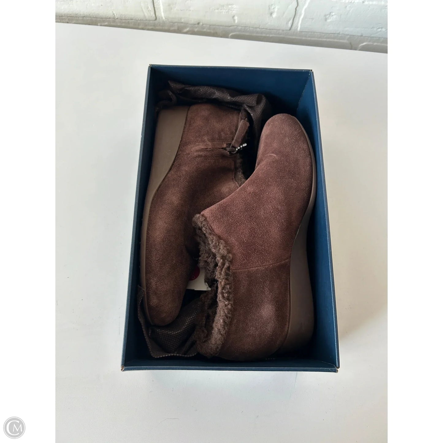 Boots Ankle Heels By Cole-haan In Brown, Size: 6.5