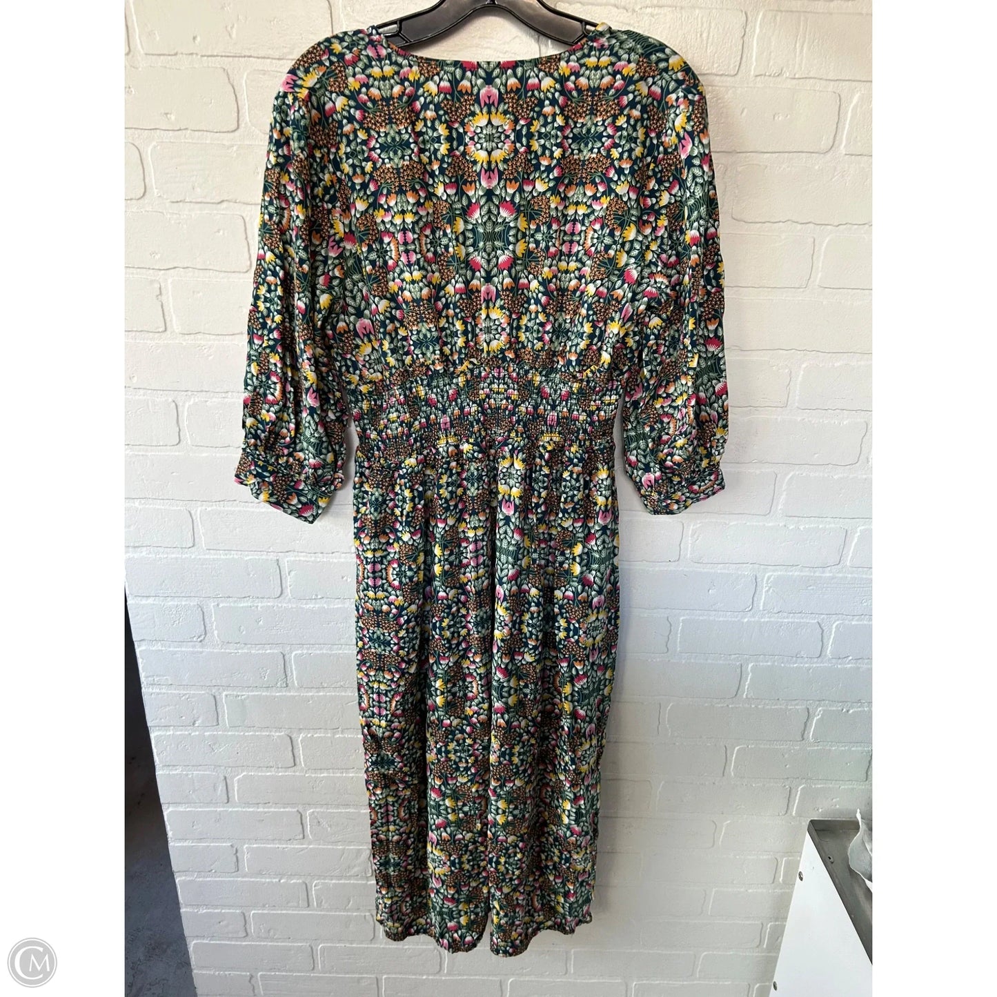 Dress Casual Maxi By Evie In Green & Yellow, Size: S