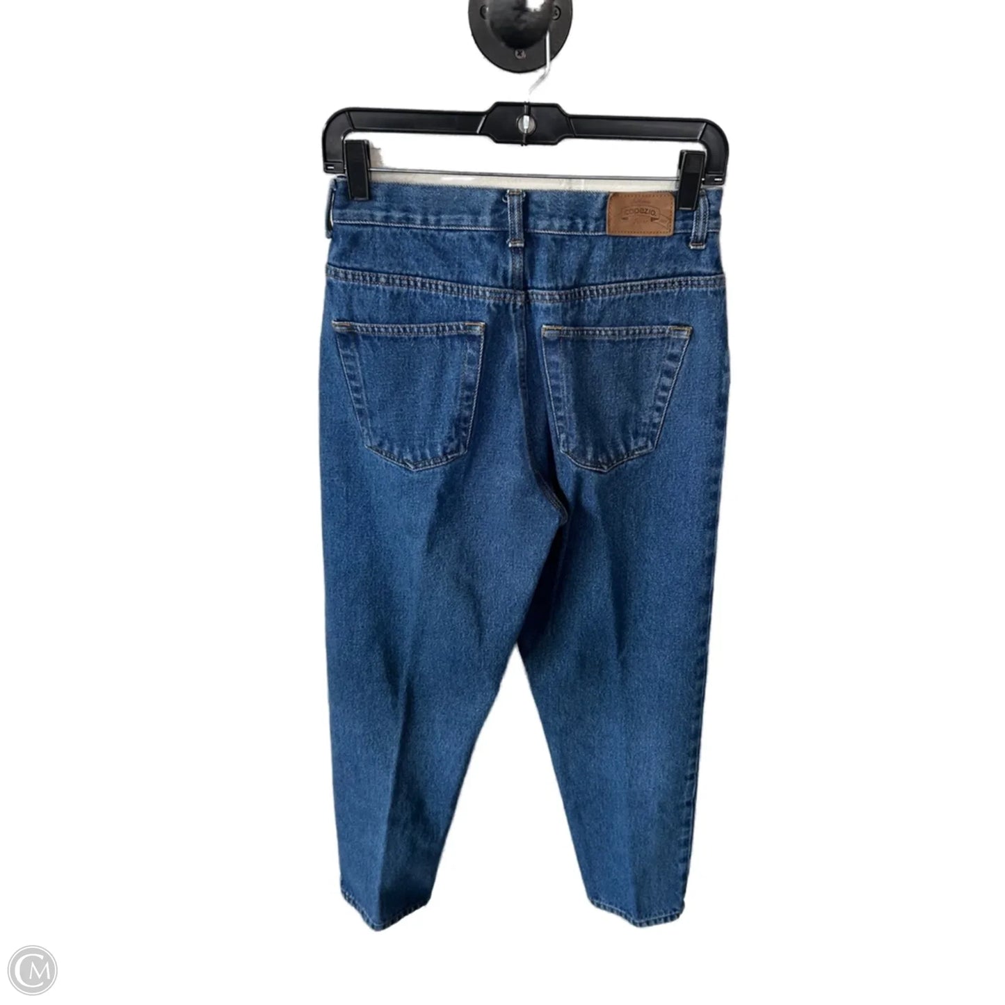 Jeans Straight By Capezio In Blue Denim, Size: 6p