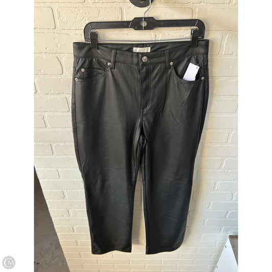 Pants Wide Leg By H&m In Black, Size: 12