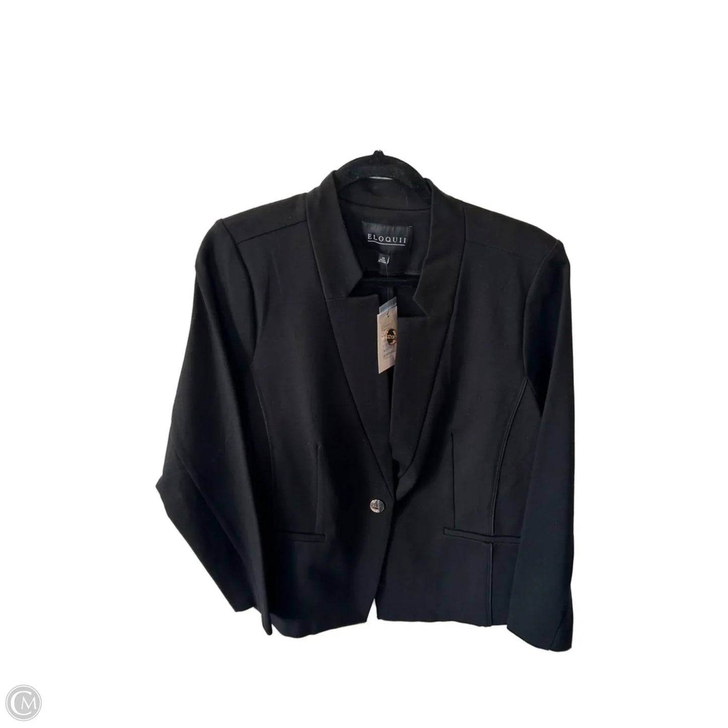 Blazer By Eloquii In Black, Size: 2x