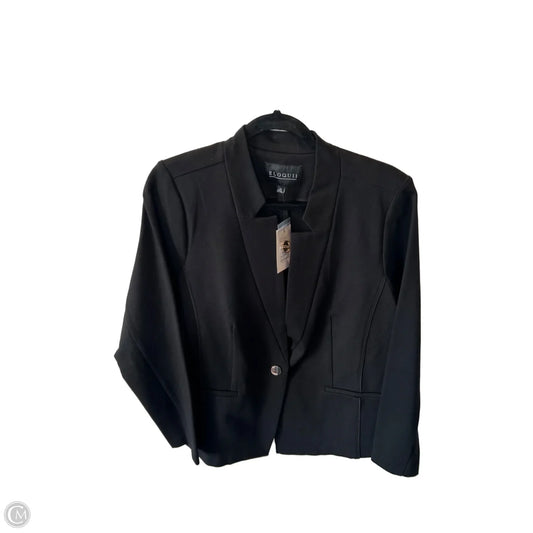 Blazer By Eloquii In Black, Size: 2x