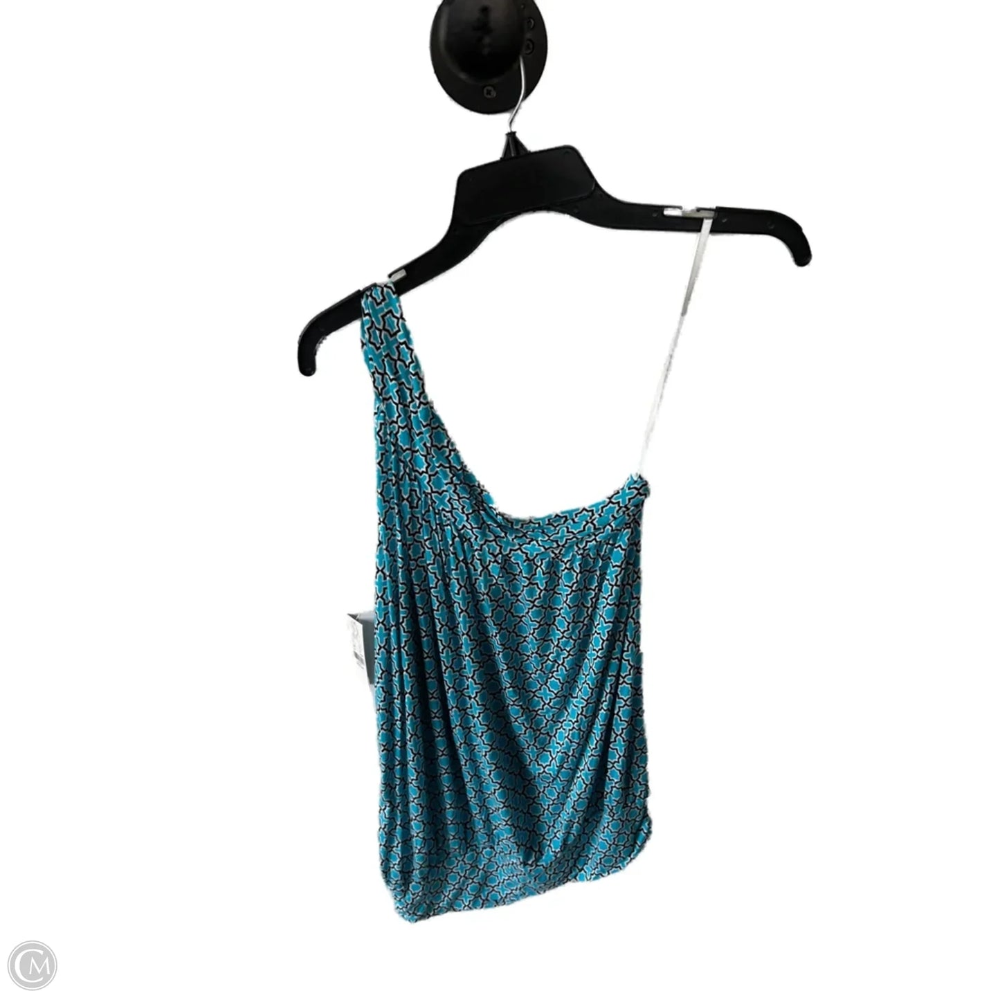 Top Sleeveless By New York And Co In Black & Blue, Size: M