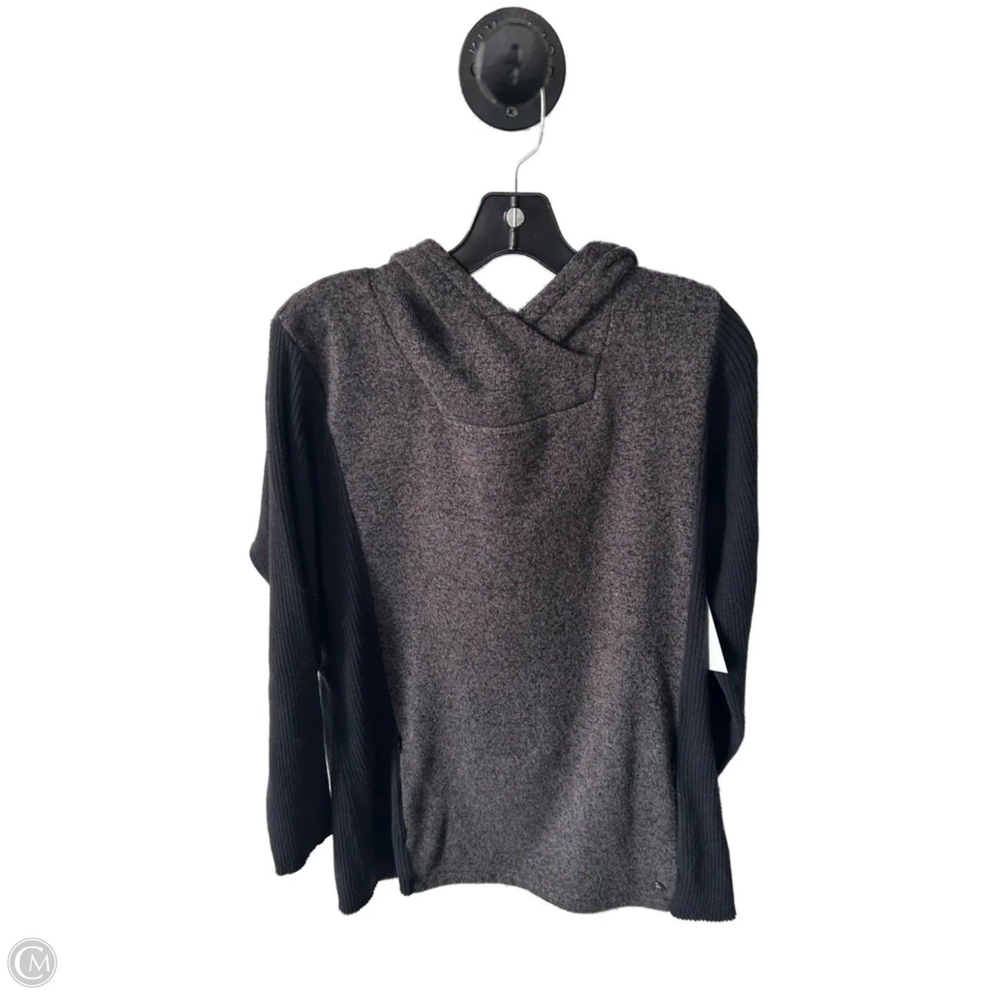 Sweatshirt Hoodie By Royal Robbins In Black & Grey, Size: Xl