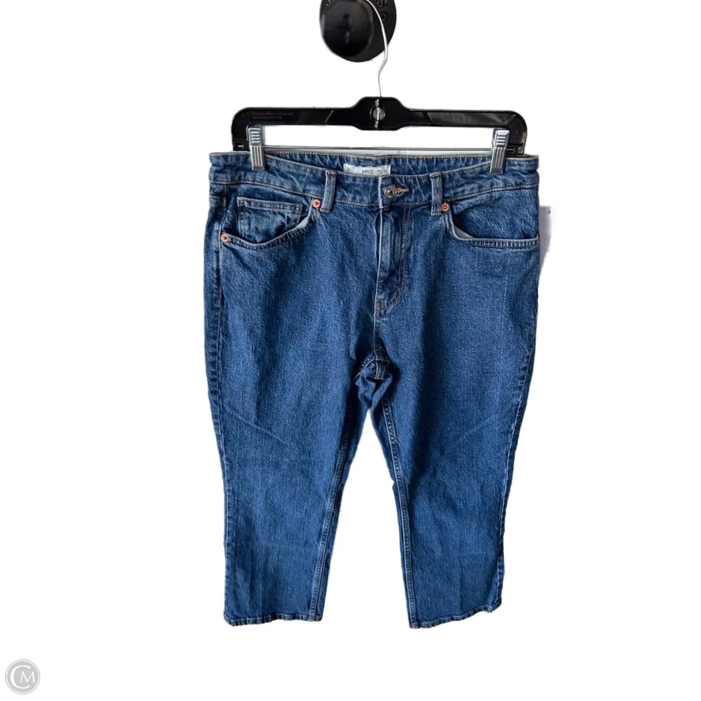 Jeans Straight By Mng In Blue Denim, Size: 10