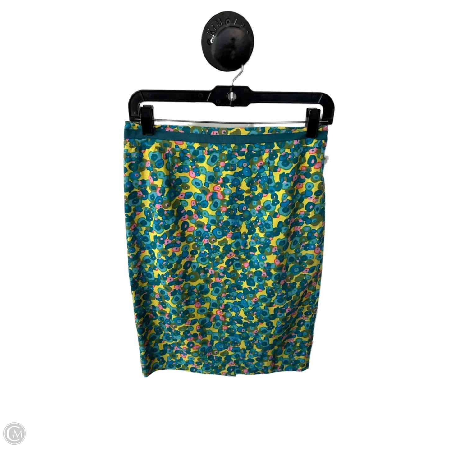 Skirt Midi By Boden In Blue & Yellow, Size: 4