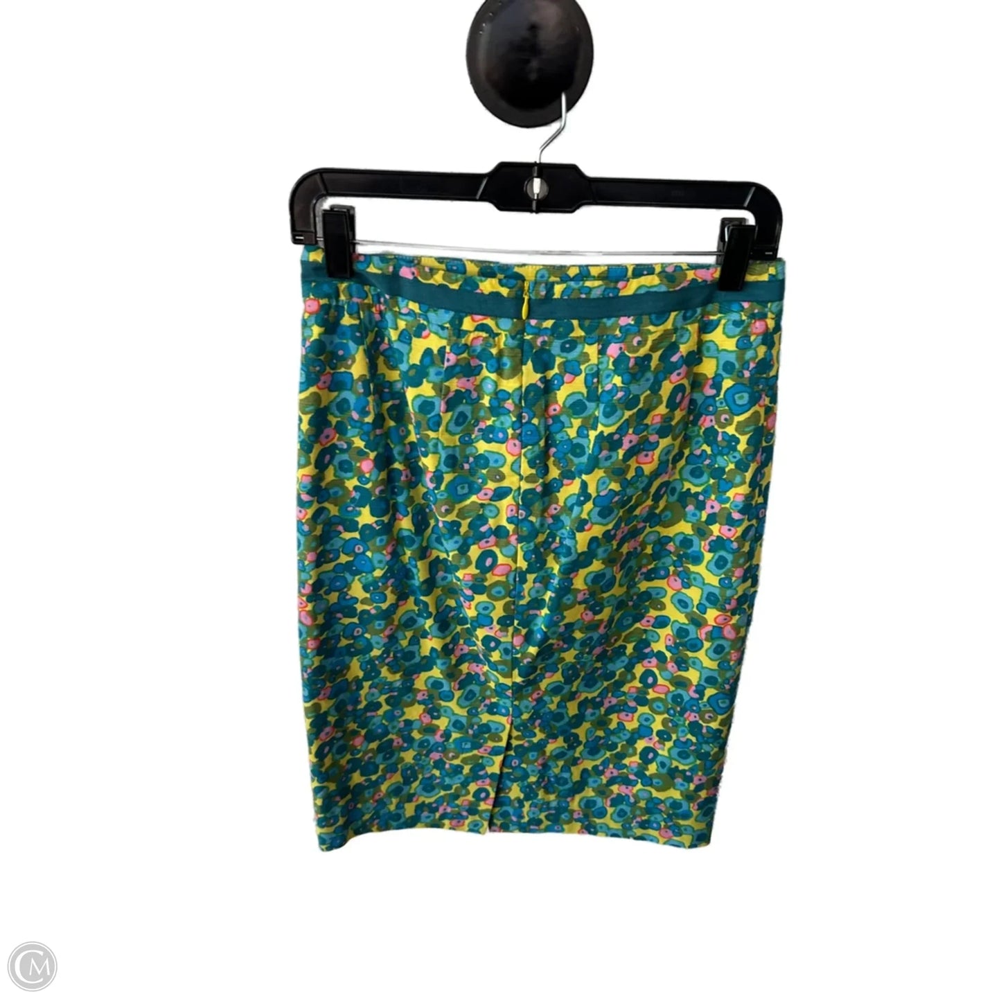 Skirt Midi By Boden In Blue & Yellow, Size: 4