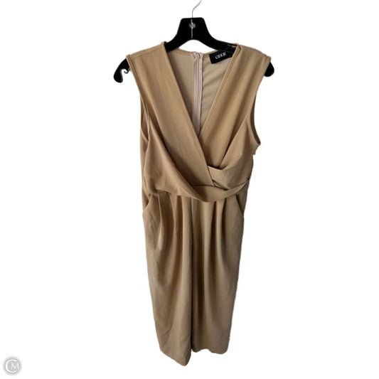 Jumpsuit By Cider In Tan, Size: L