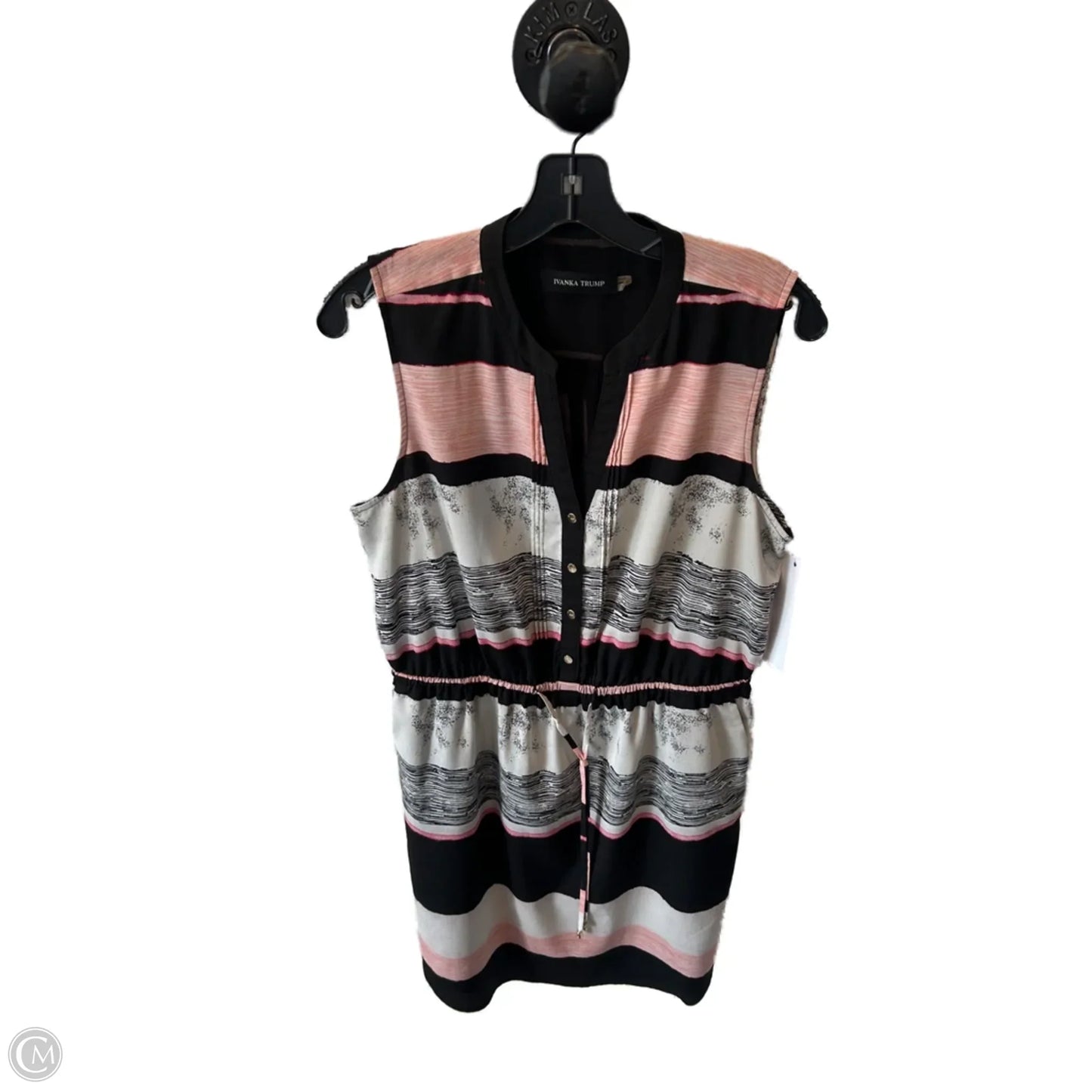 Dress Work By Ivanka Trump In Black & Pink, Size: M