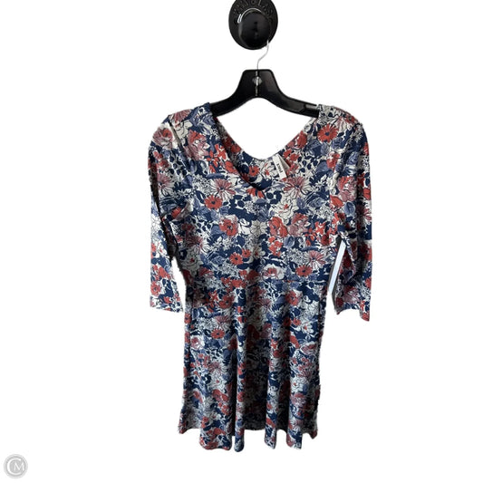 Dress Casual Short By Pact In Orange & Purple, Size: S