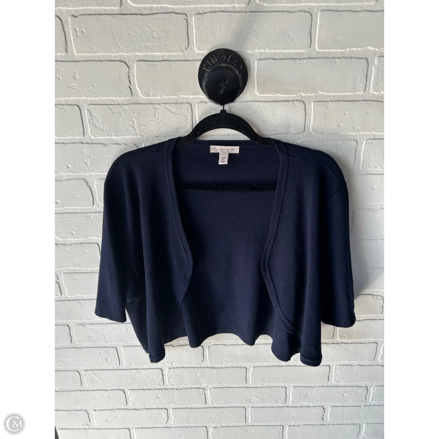 Bolero By Dressbarn In Navy, Size: 1x