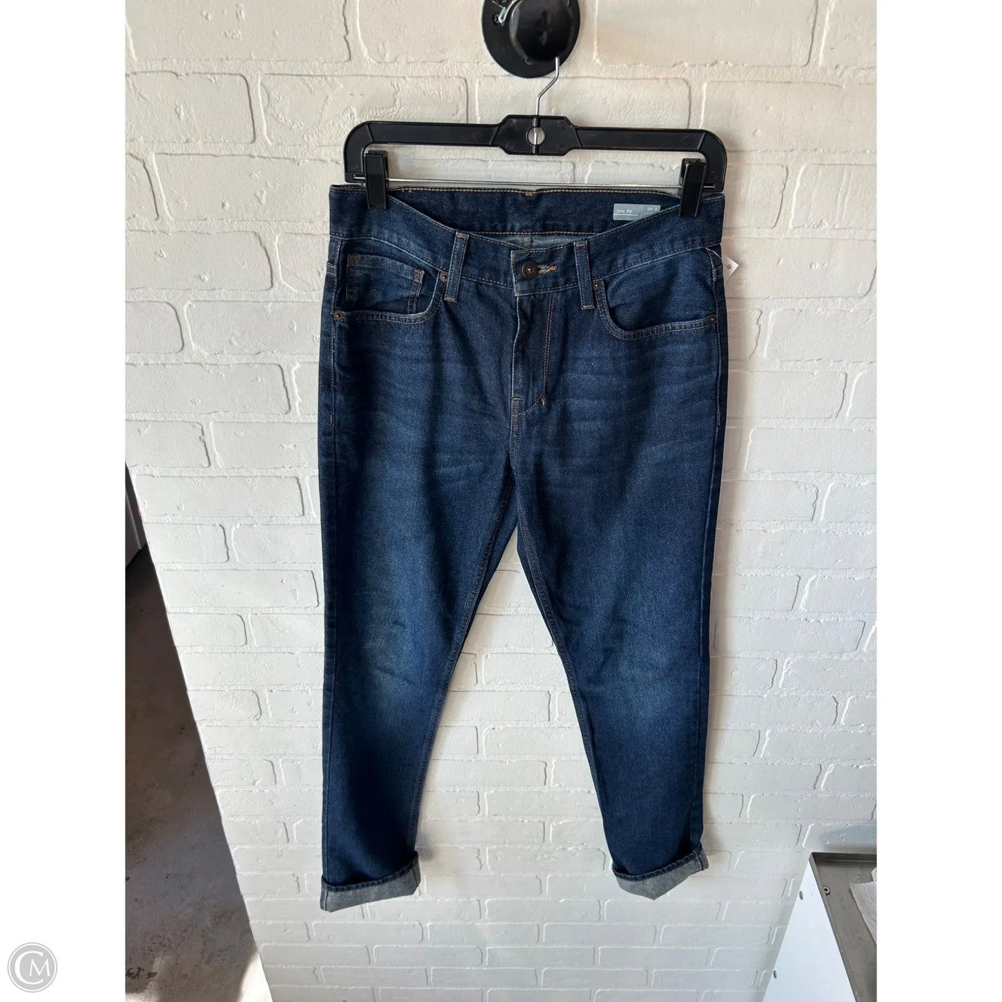 Jeans Straight By Clothes Mentor In Blue Denim, Size: 6