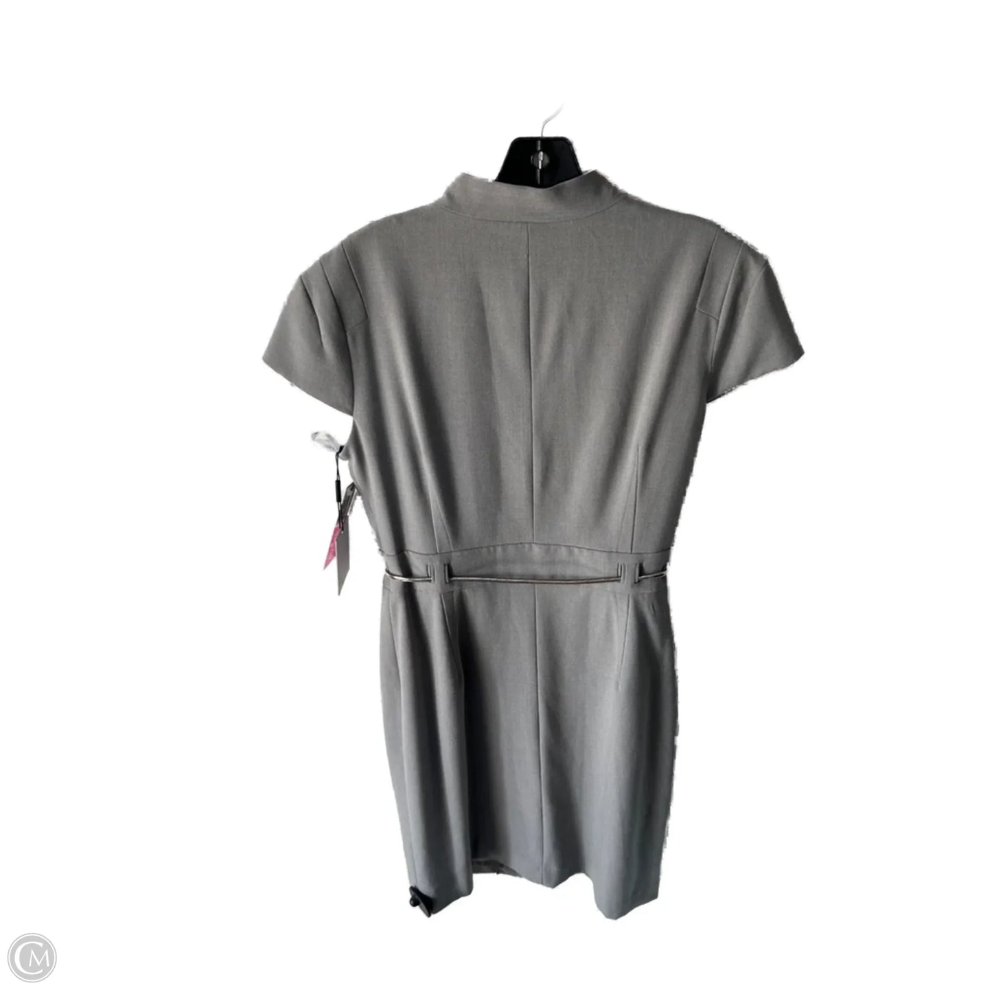 Dress Work By Calvin Klein In Grey, Size: L