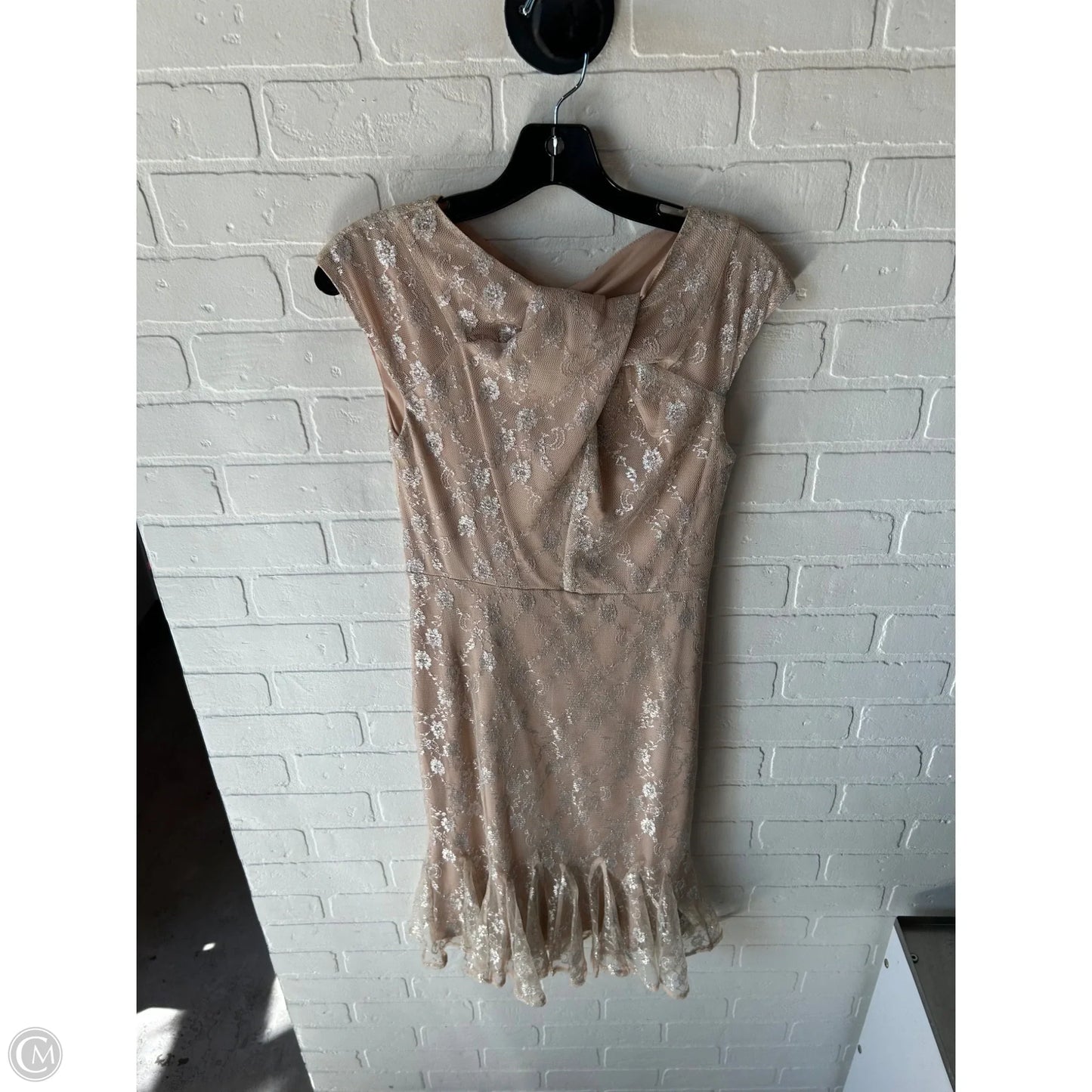 Dress Party Midi By Eva Franco In Tan, Size: S