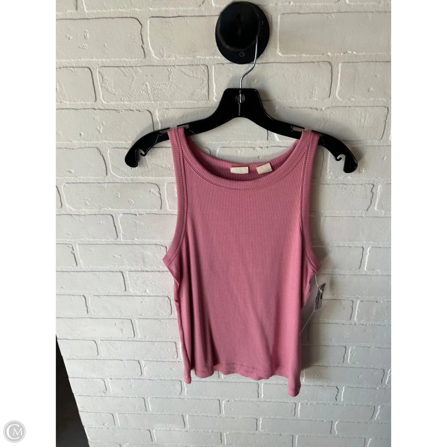 Top Sleeveless Basic By Levis In Pink, Size: L
