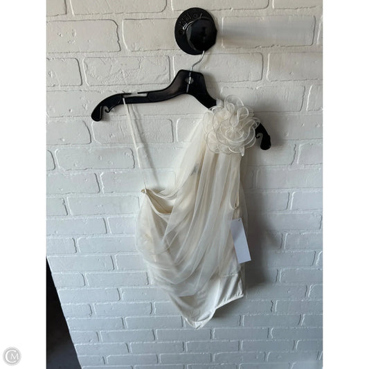 Bodysuit By Express In Cream, Size: M