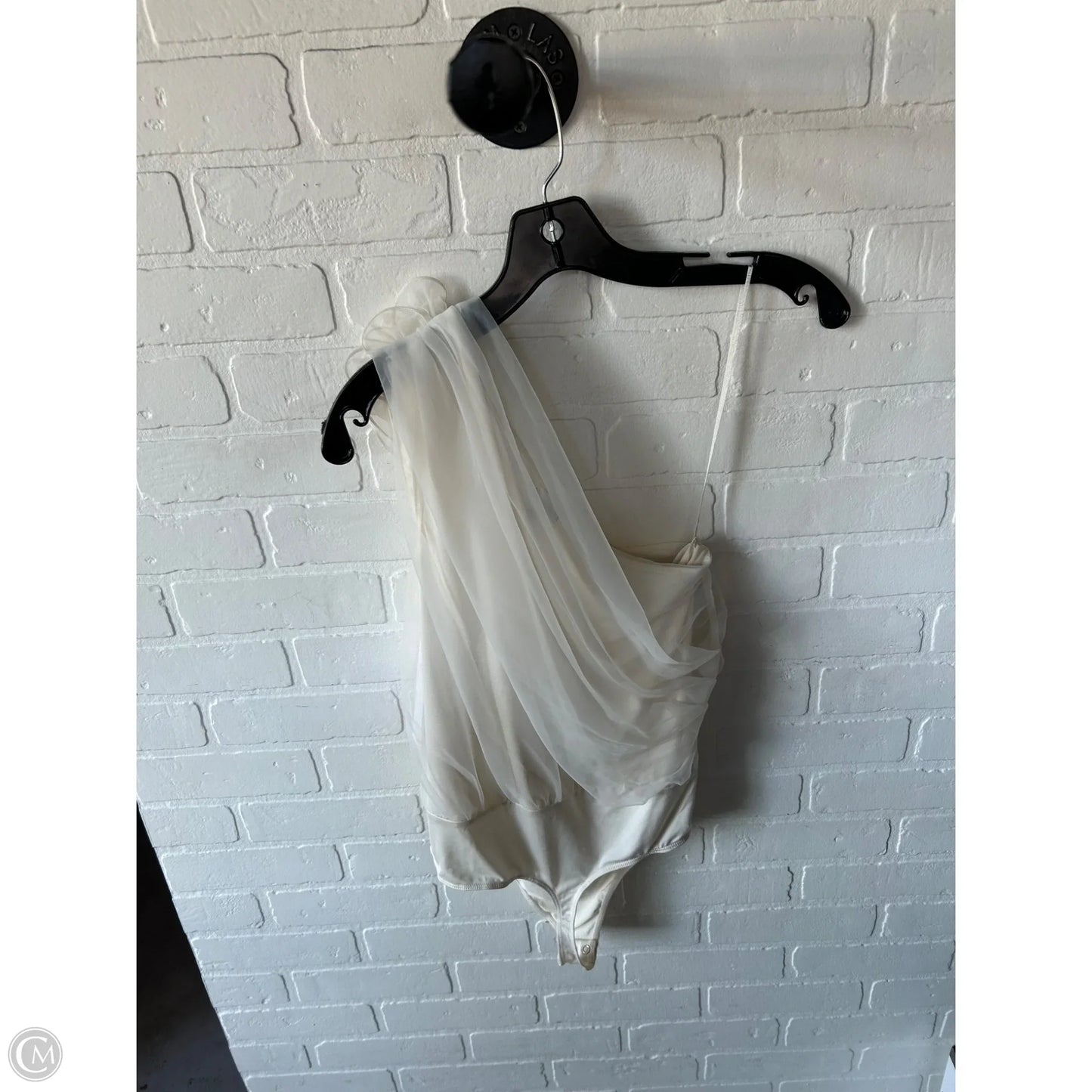 Bodysuit By Express In Cream, Size: M