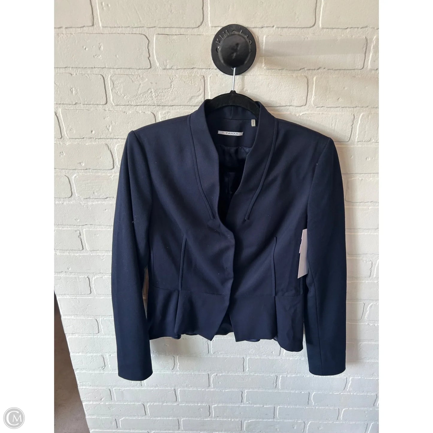 Top Long Sleeve By Adrianna Papell In Blue, Size: S