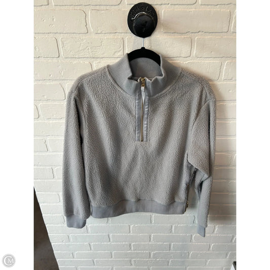 Sweatshirt Collar By Clothes Mentor In Grey, Size: S