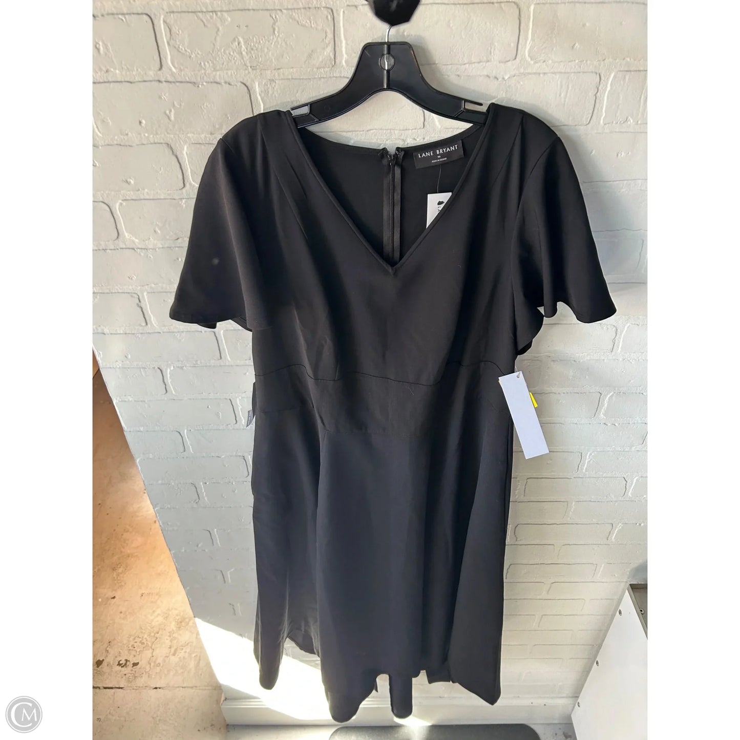 Dress Party Midi By Lane Bryant In Black, Size: Xl