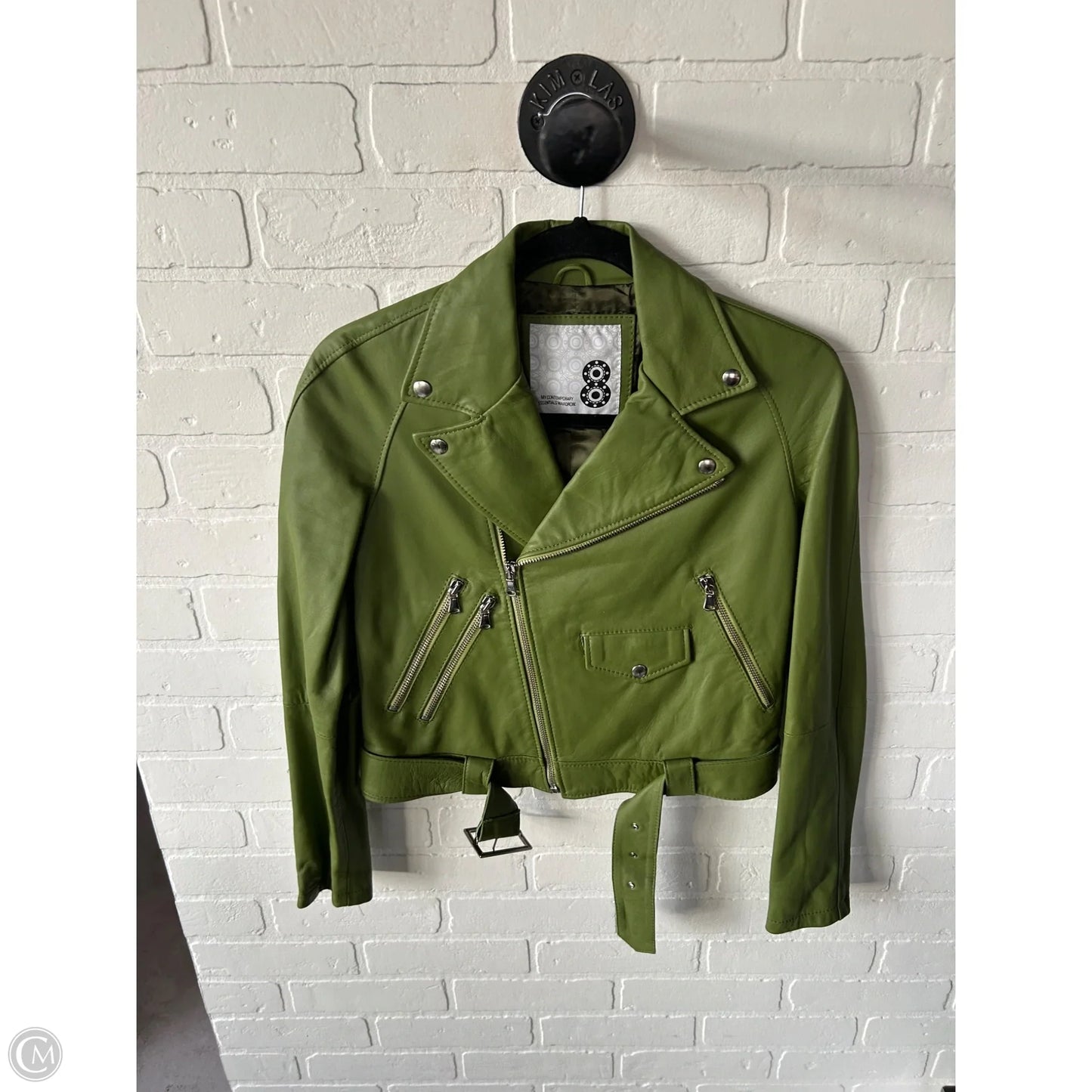 Jacket Moto By Cmc In Green, Size: Xs
