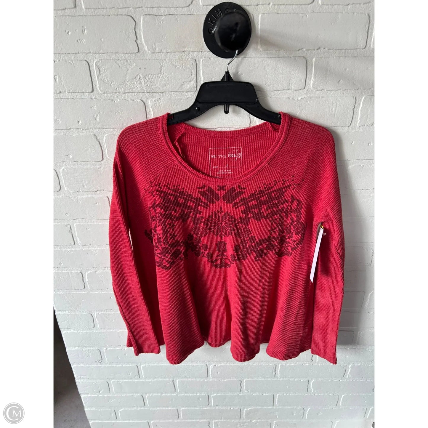 Top Long Sleeve By We The Free In Red, Size: S