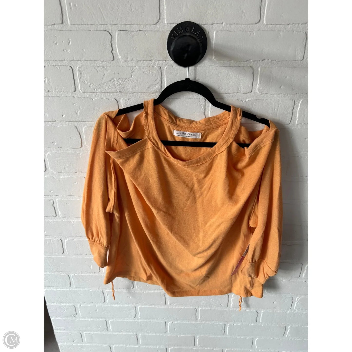 Top Long Sleeve By We The Free In Orange, Size: S