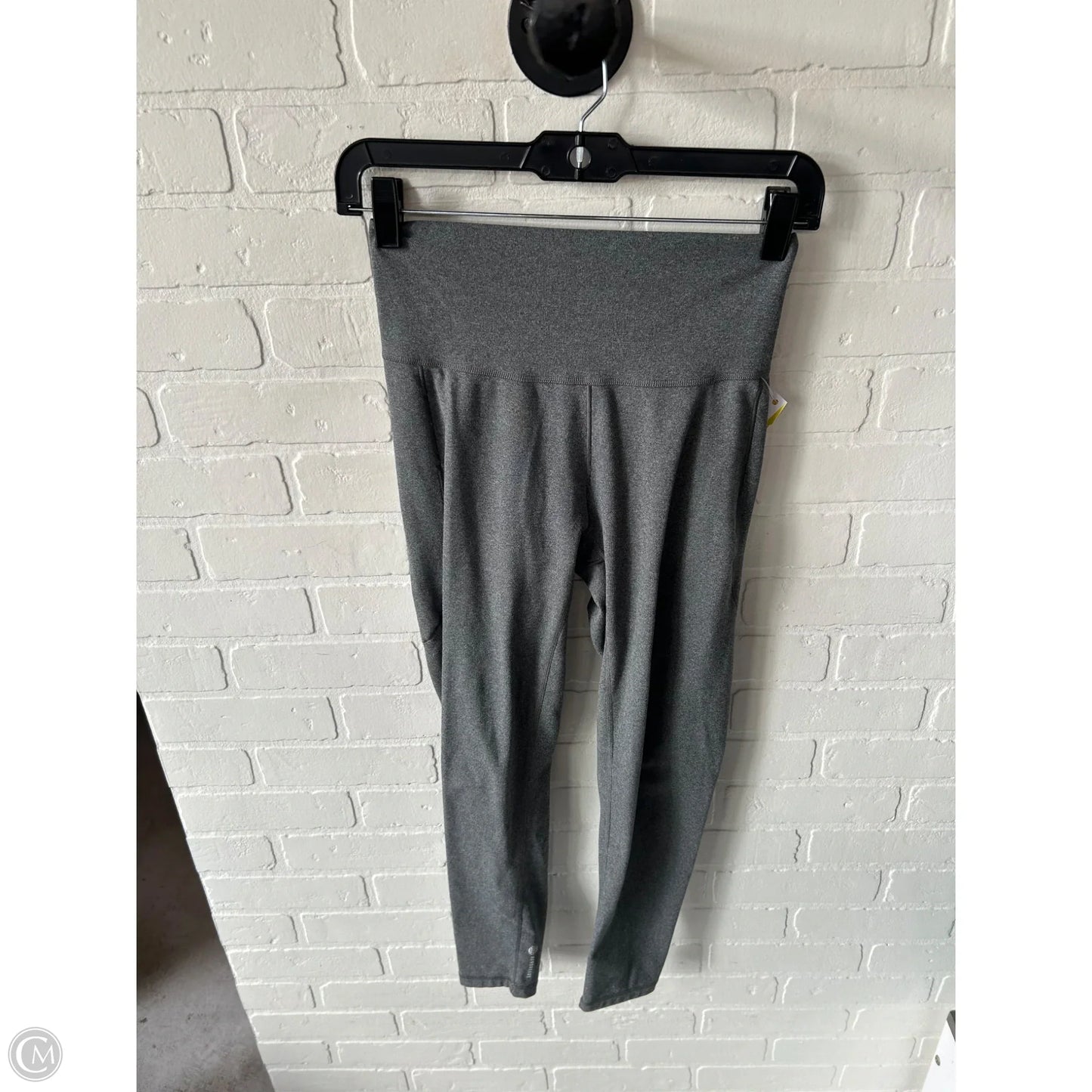 Athletic Leggings By Adidas In Grey, Size: 8