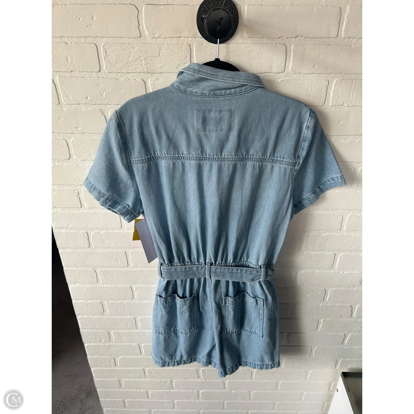 Romper By Loft In Blue Denim, Size: M