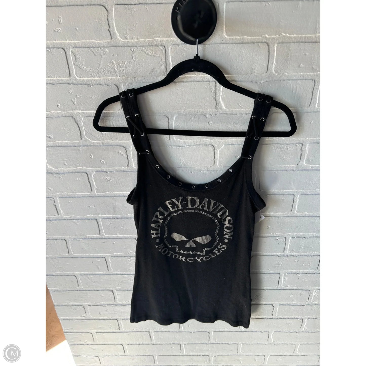 Top Sleeveless By Harley Davidson In Black, Size: M