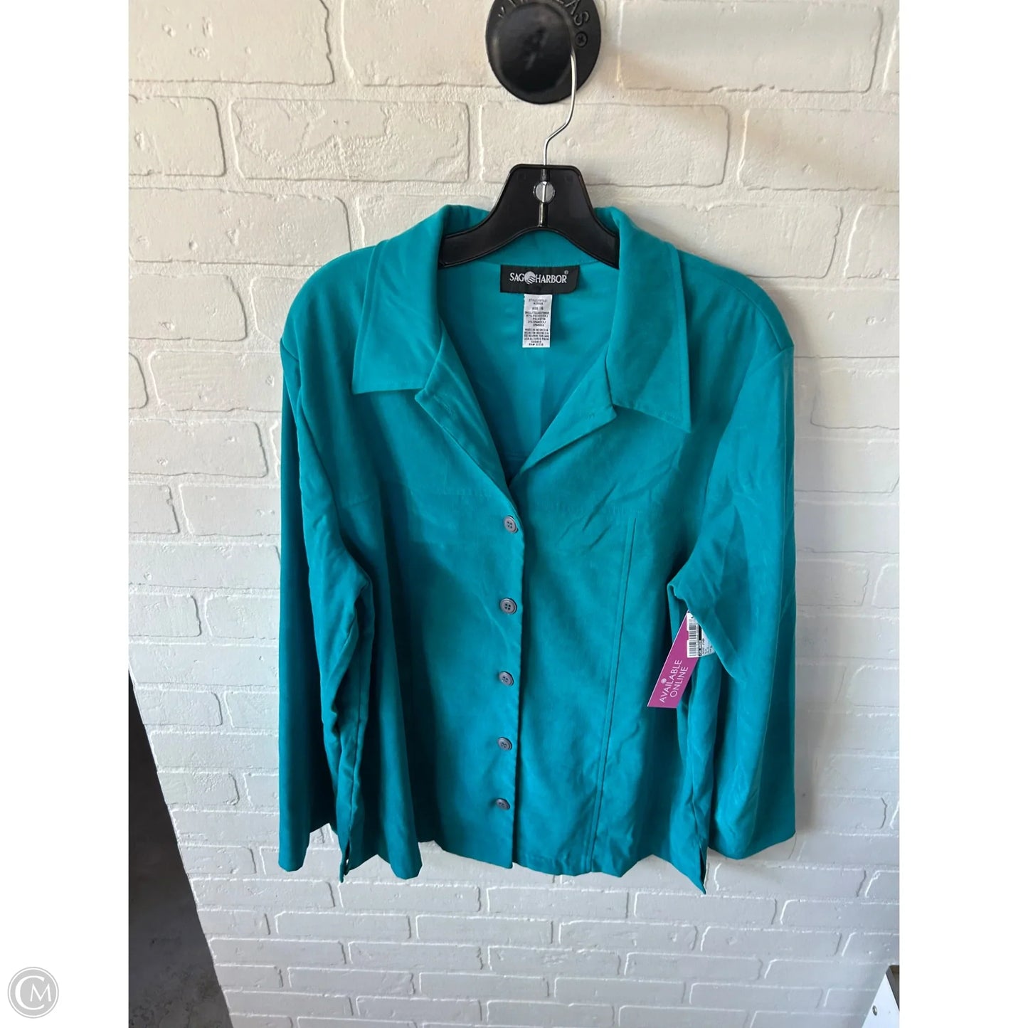 Jacket Other By Sag Harbor In Blue, Size: Xl
