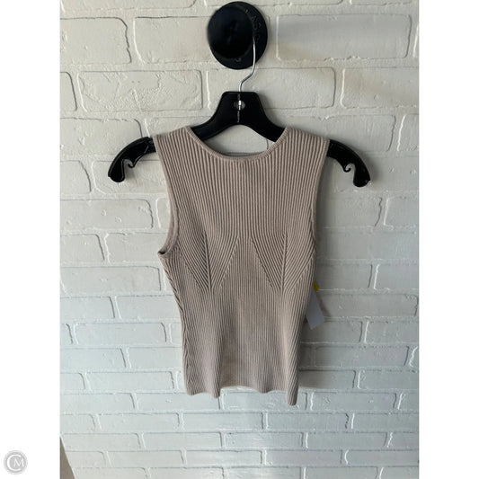 Vest Sweater By Zesica In Tan, Size: L