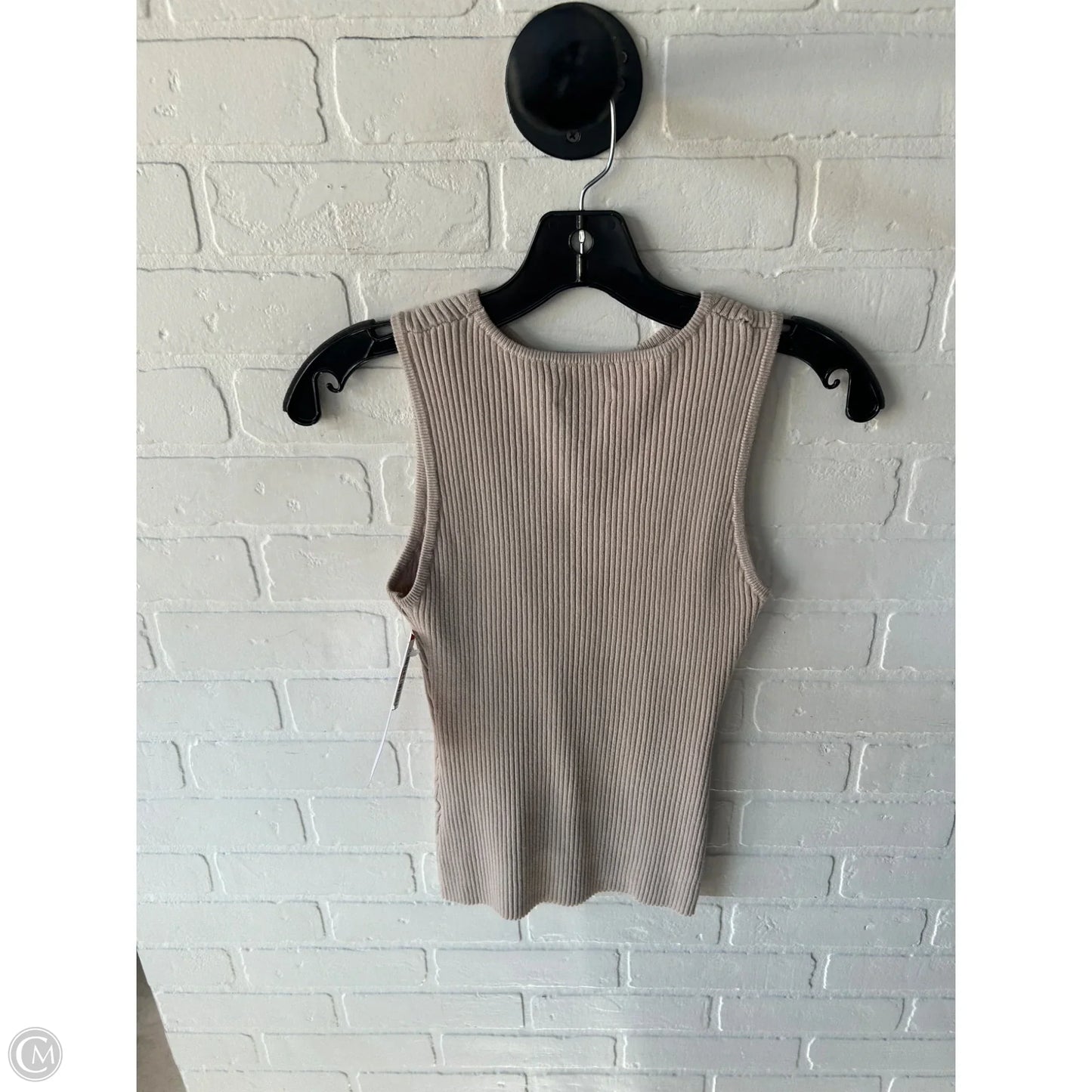 Vest Sweater By Zesica In Tan, Size: L