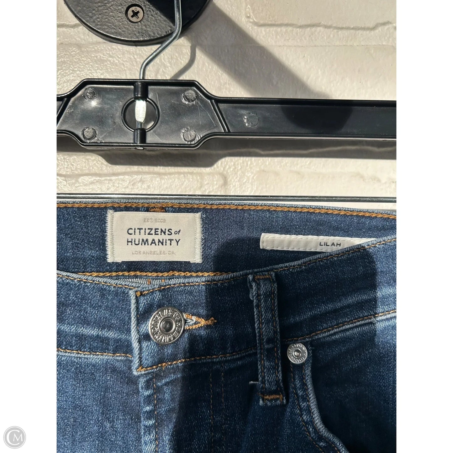 Jeans Flared By Citizens Of Humanity In Blue Denim, Size: 0