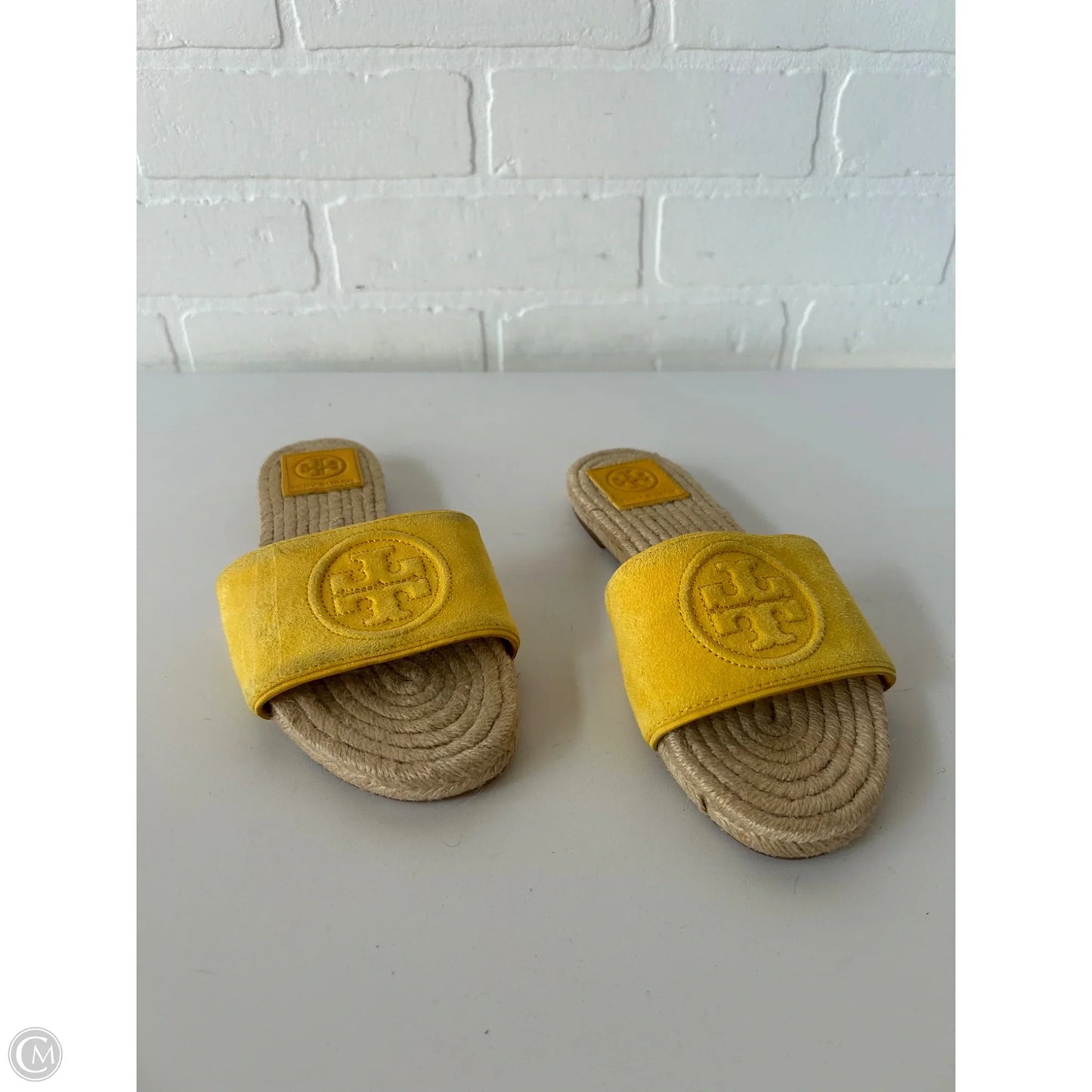Sandals Designer By Tory Burch In Yellow, Size: 5