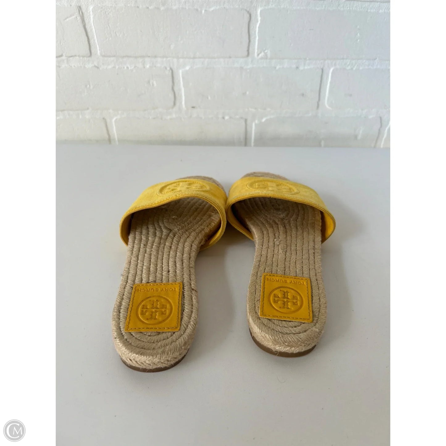 Sandals Designer By Tory Burch In Yellow, Size: 5
