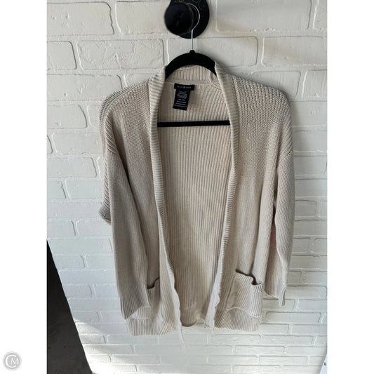 Sweater Cardigan By Clothes Mentor In Tan, Size: Xxl